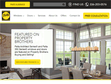 Tablet Screenshot of greensborowindowsales.com